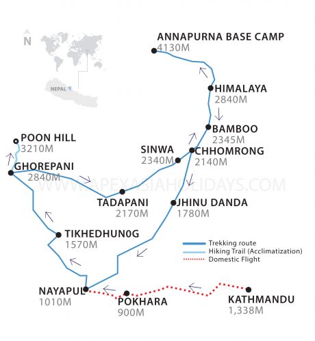 Annapurana-Base-Camp-Trek-map Annapurna Base Camp Trek Map by Apex Asia Holidays