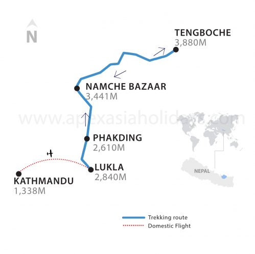 Everest-Panaroma-Trek-Thumbnail-Map Thumbnail map of Everest Panorama Trek by Apex Asia Holidays
