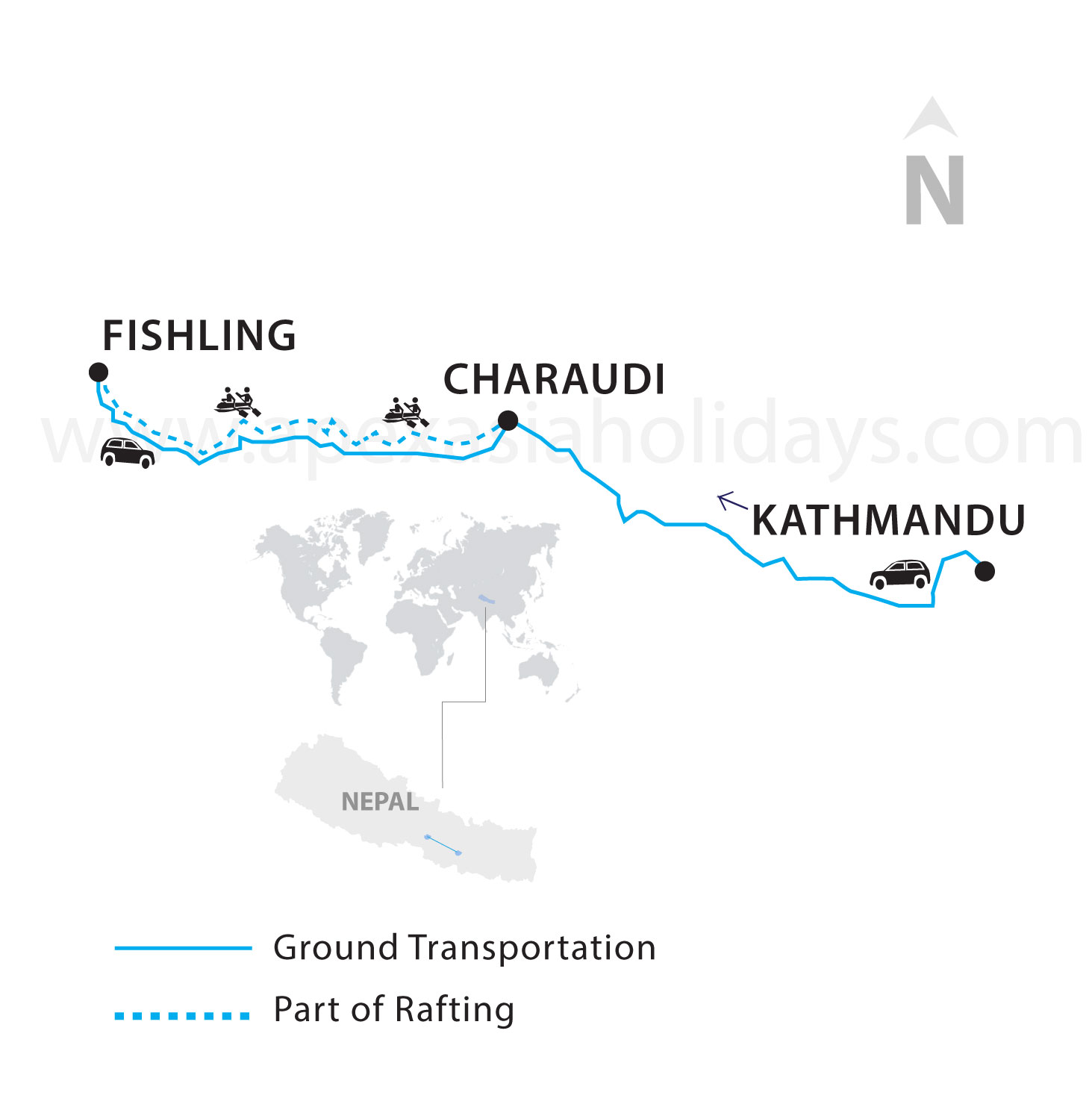 Tirshuli River Rafting