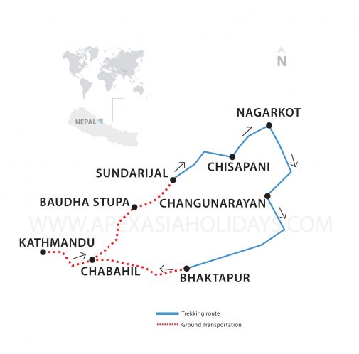 Chisapani-Nagarkot-Trek-Thumbnail Thumbnail Map of Chisapani Nagarkot Trek by Apex Asia Holidays