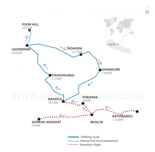 Earthquake-Memorial-Trek-Thumbnail-Map Thumbnail Map of Earthquake Memorail Trek by Apex Asia Holidays