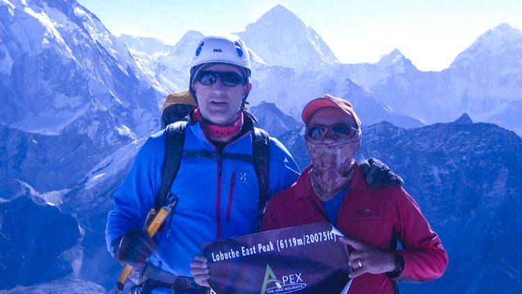 Everest Base Camp with Lobuche East with Apex Asia Holiday in Nepal Himalaya