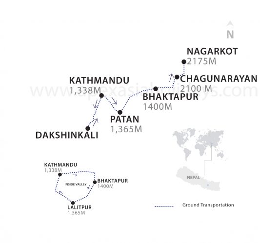 Kathmandu-Valley-Highlights-Thumbnail-map Kathmandu Valley Highlights Thumbnail map by Apex Asia Holidays