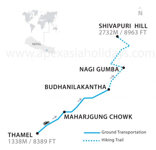 Shivapuri-national-park-hiking-in-a-day-kathmandu-Thumbnail-Map Shivapuri national park hiking in a day kathmandu Thumbnail Map by Apex Asia Holidays