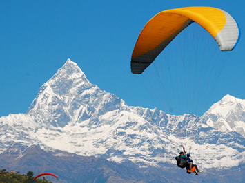 Paragliding in Pokhara from Sarangkot with Apex Asia Holidays